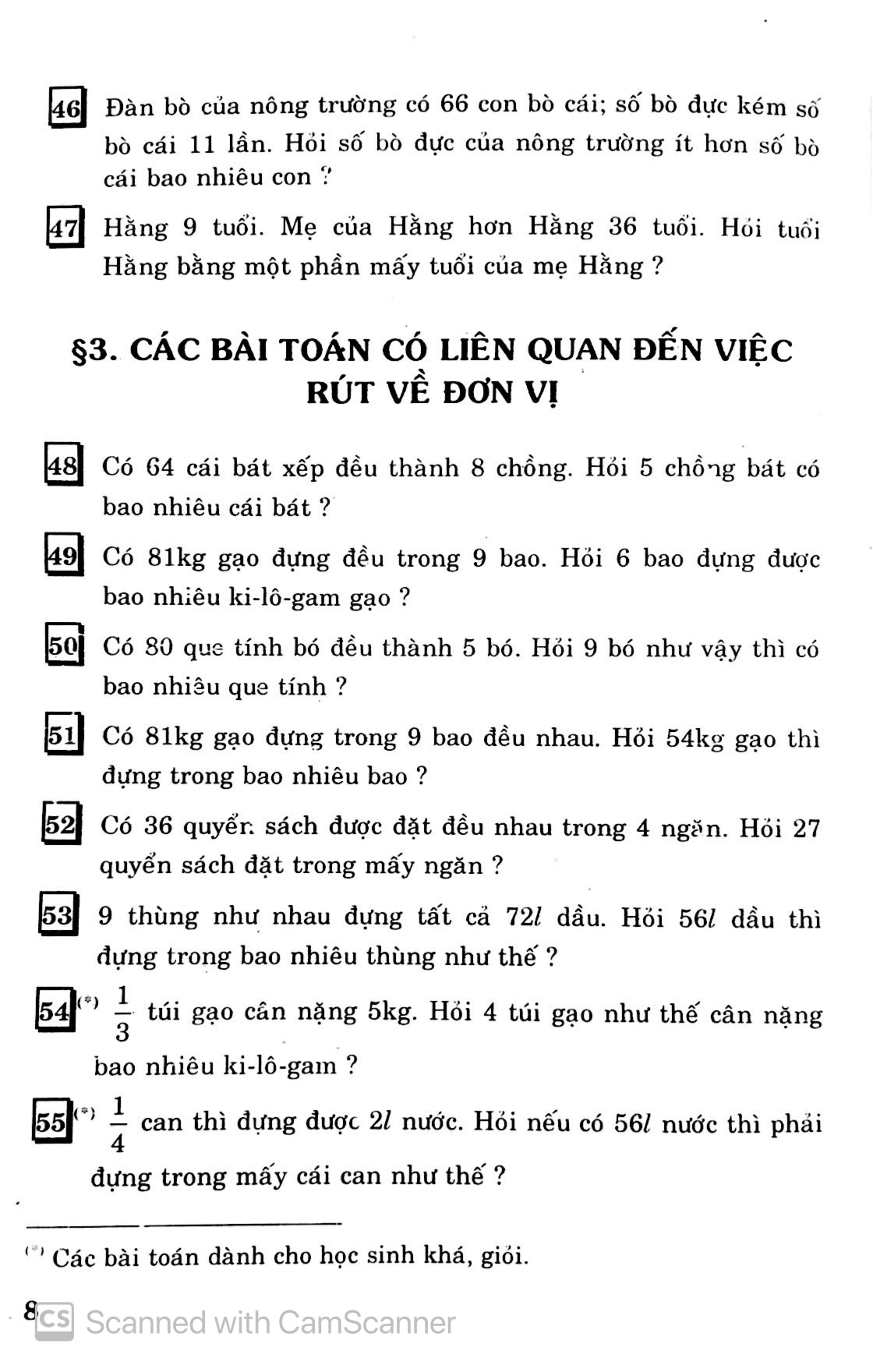các bài toán đố 4