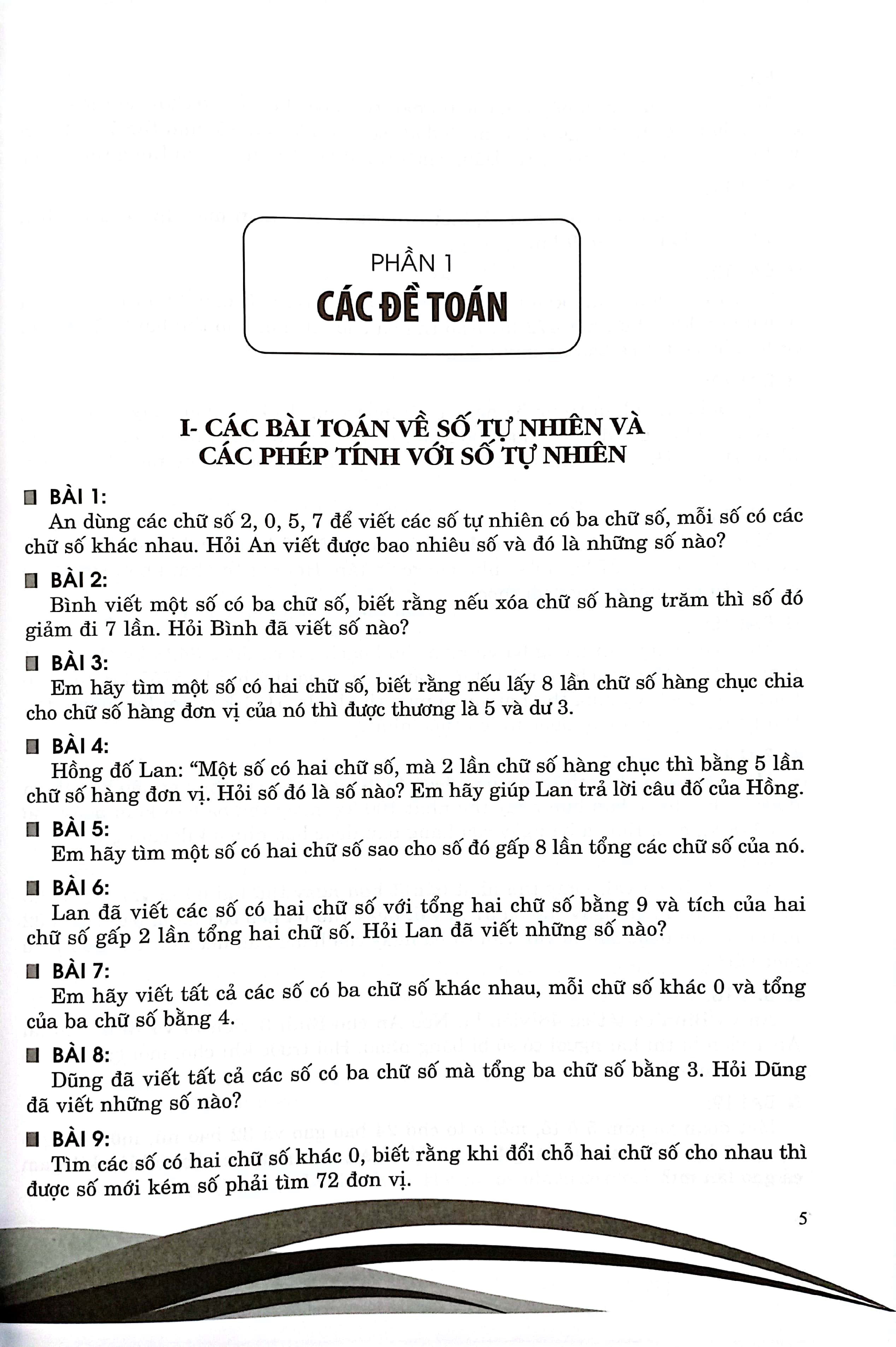 các bài toán đố 4 (biên soạn theo chương trình gdpt mới)