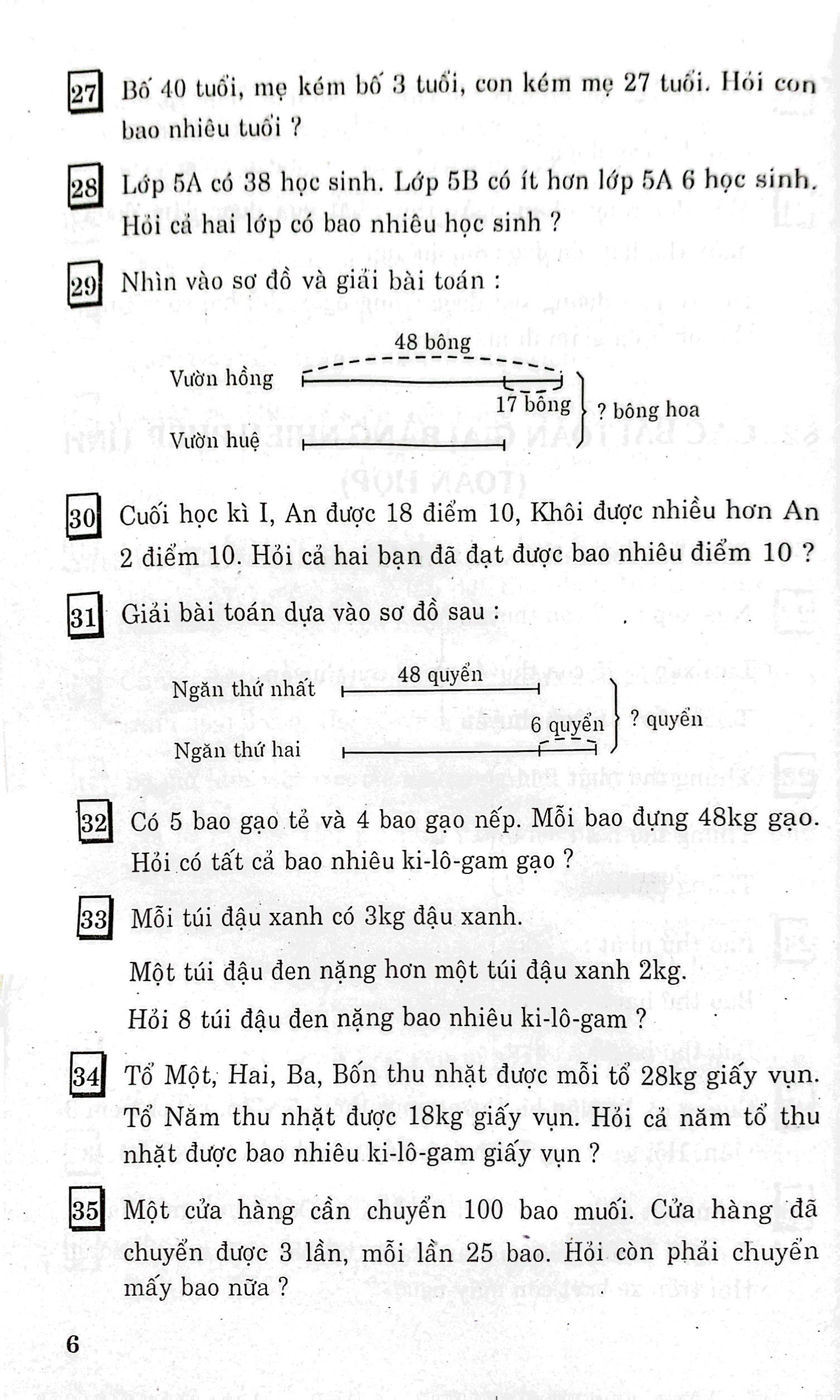 các bài toán đố 5