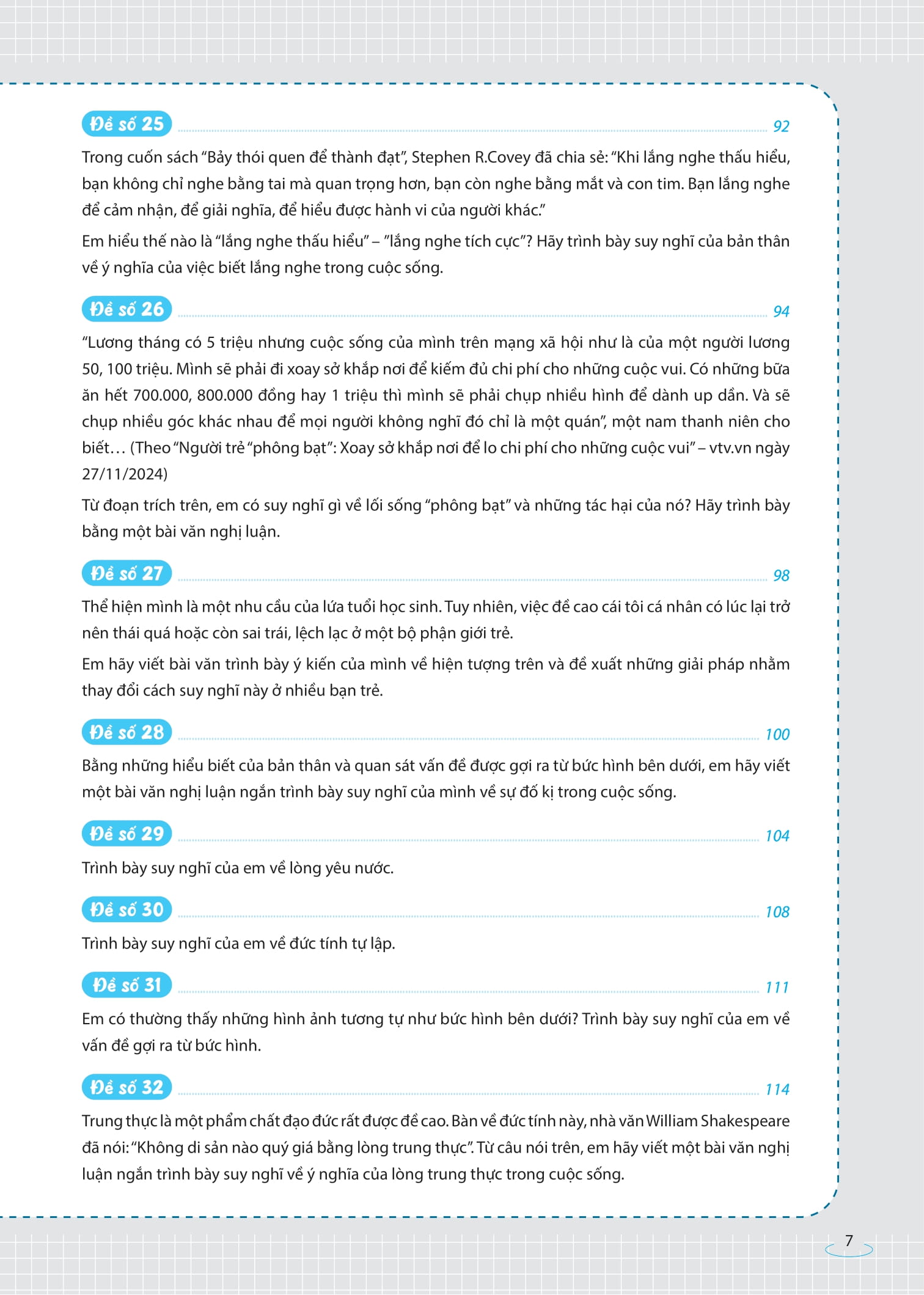 Cac Bai Van Chuyen Sau Nghi Luan Xa Hoi Ngu Van 9