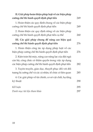 các biện pháp cưỡng chế thi hành quyết định phạt tiền trong xử phạt vi phạm hành chính: thực trạng và giải pháp