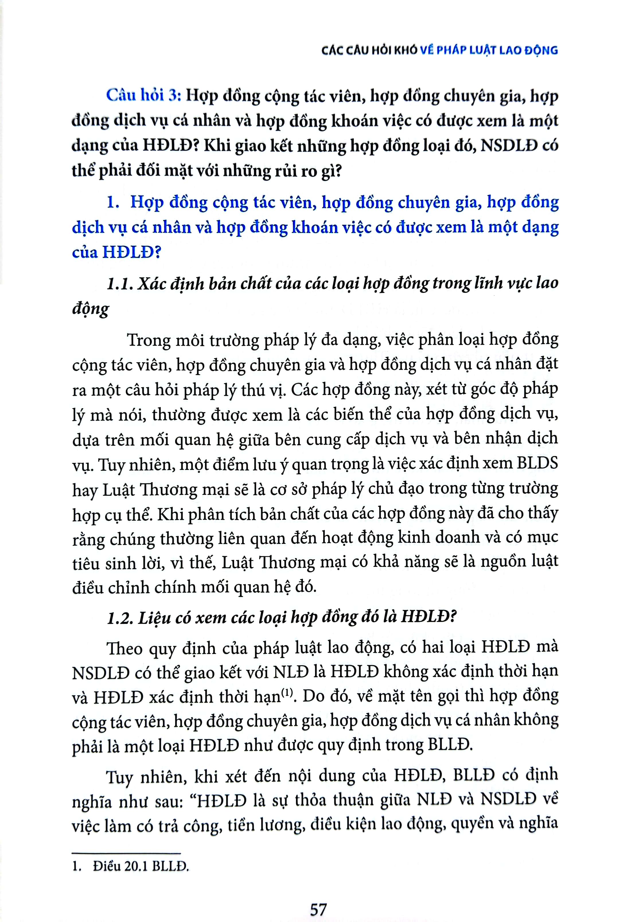 các câu hỏi khó về pháp luật lao động