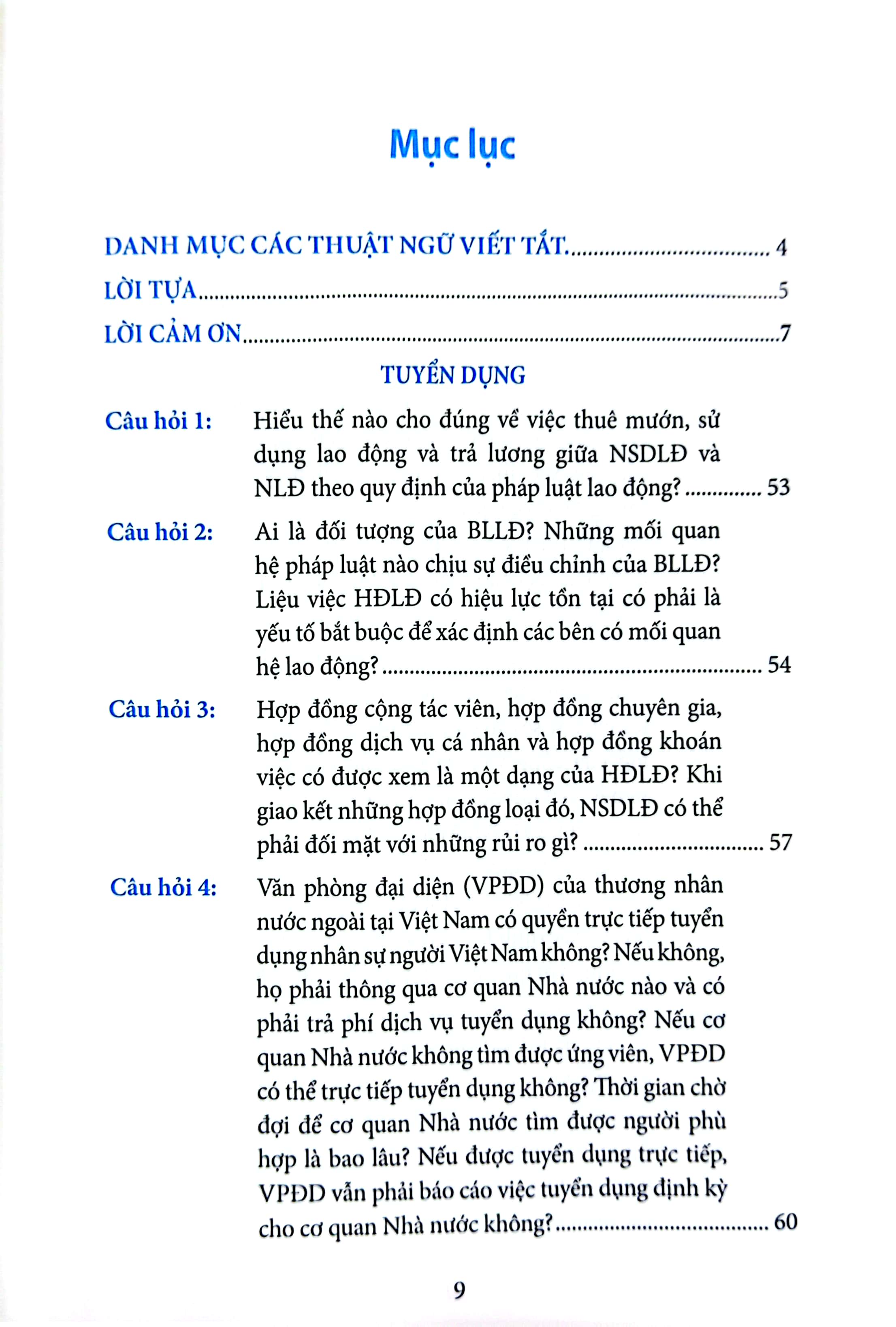 các câu hỏi khó về pháp luật lao động