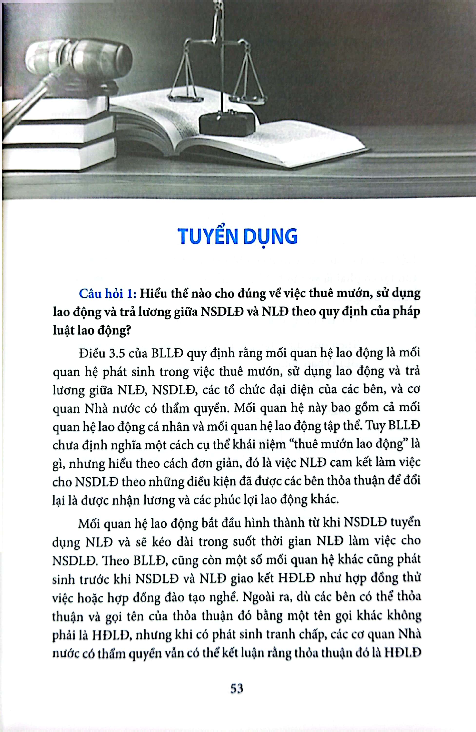 các câu hỏi khó về pháp luật lao động
