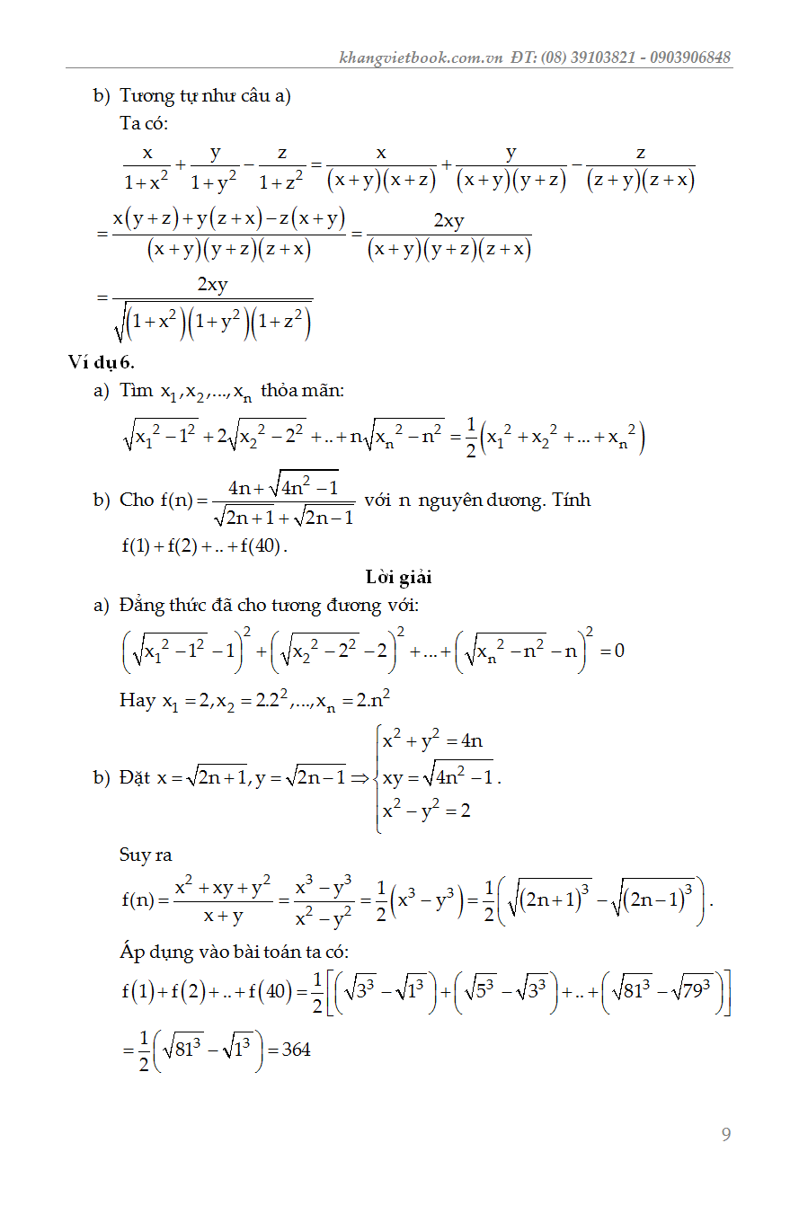 các chuyên đề bồi dưỡng học sinh giỏi đại số lớp 9
