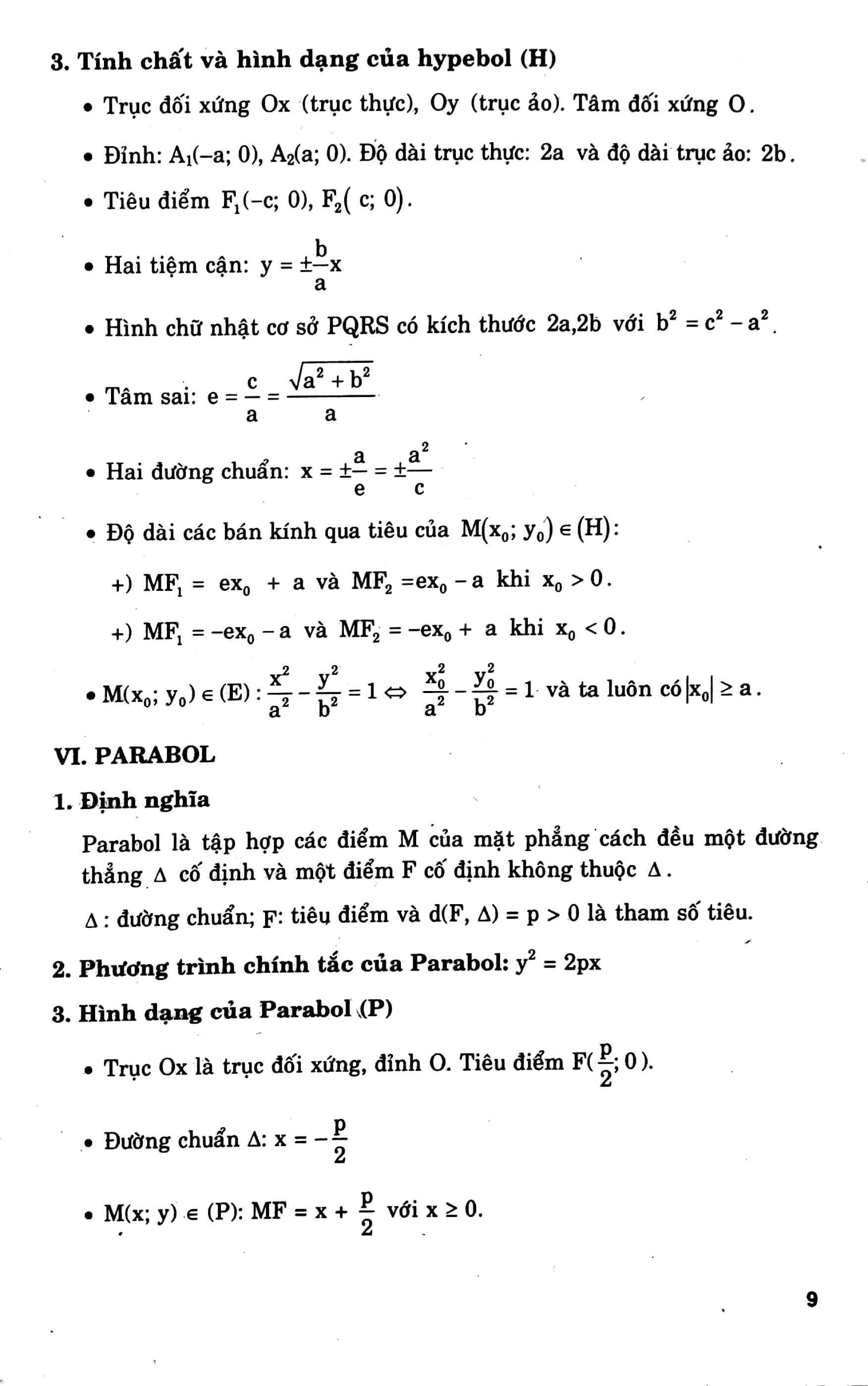 các chuyên đề hình học trọng điểm 10-11-12