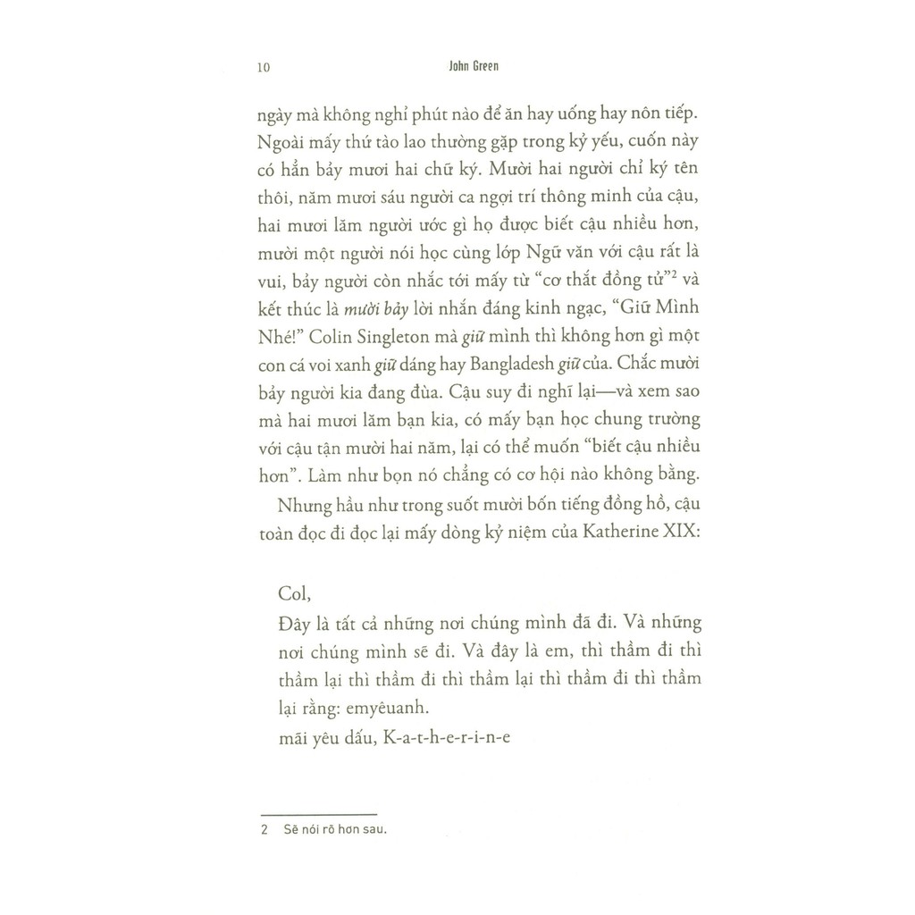 các cô katherine - an abundance of katherines