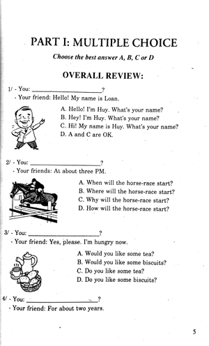 các dạng bài tập trắc nghiệm tiếng anh 7 (có đáp án)