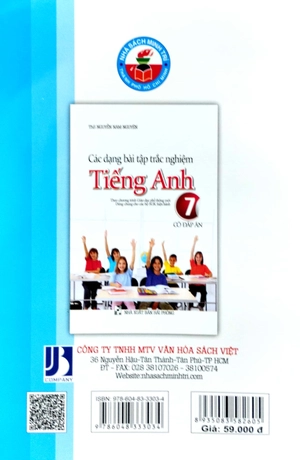 các dạng bài tập trắc nghiệm tiếng anh 7 (có đáp án)