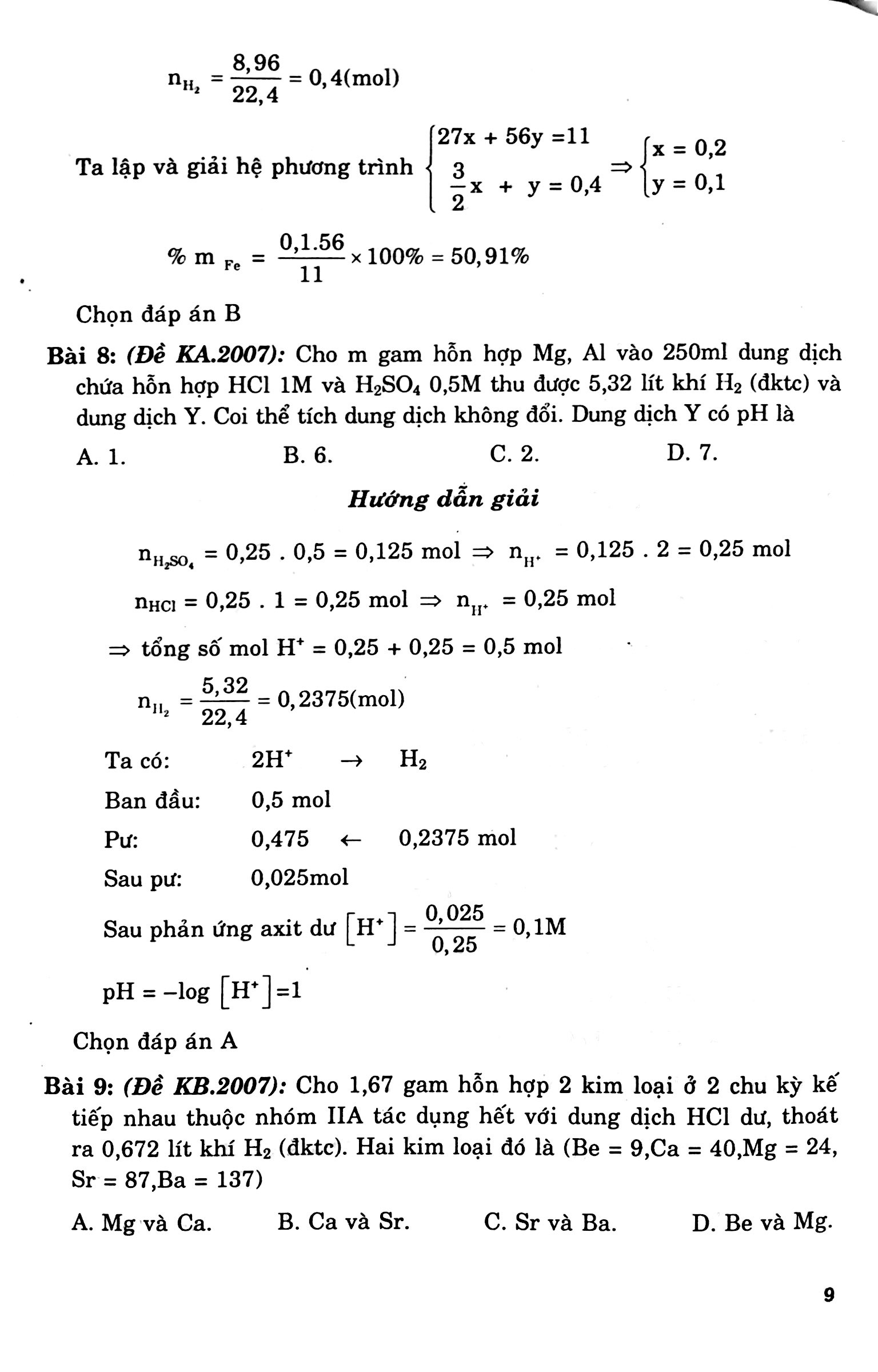các dạng điển hình và phương pháp giải nhanh bài tập trắc nghiệm hóa học 12