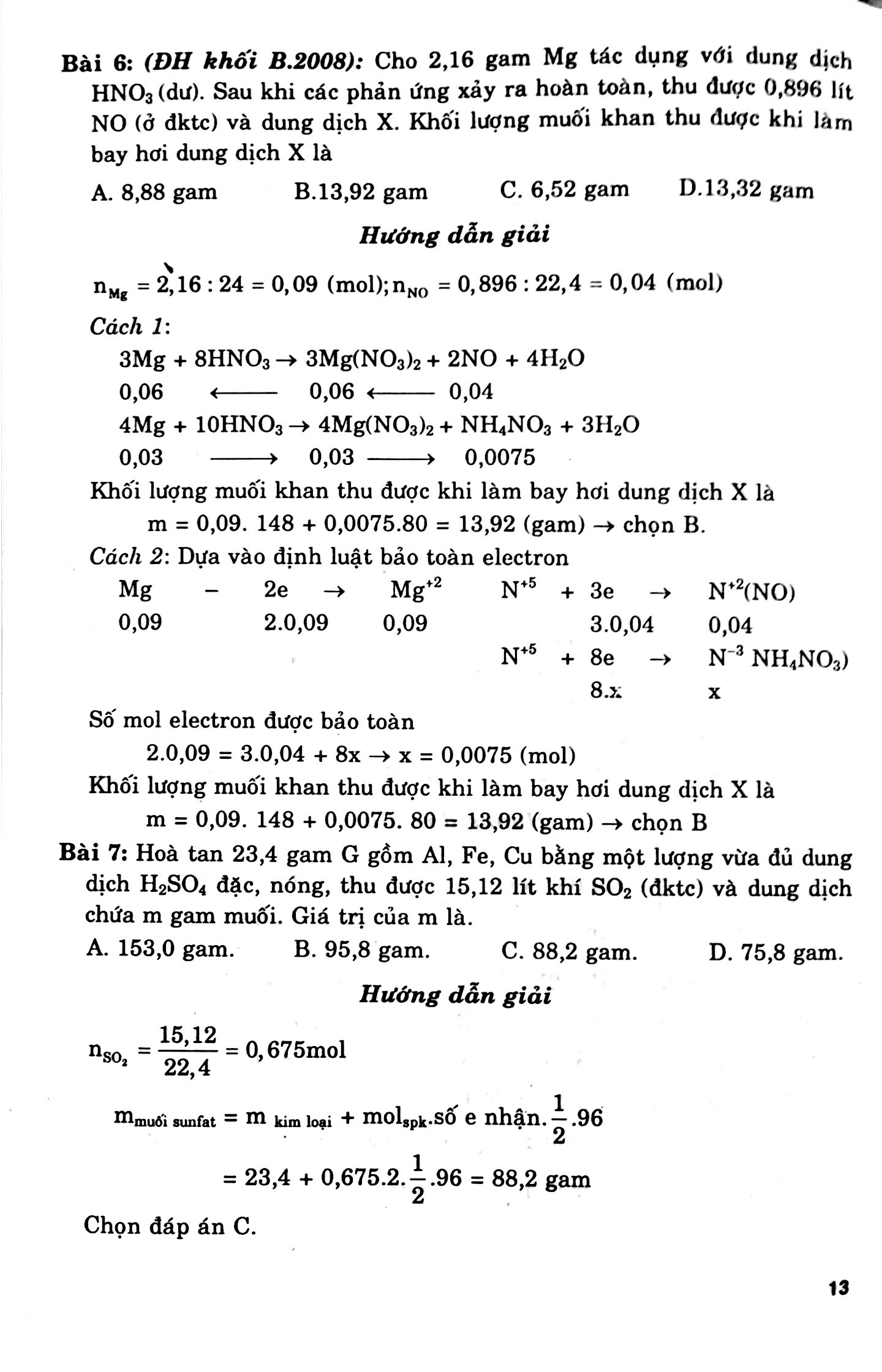 các dạng điển hình và phương pháp giải nhanh bài tập trắc nghiệm hóa học 12