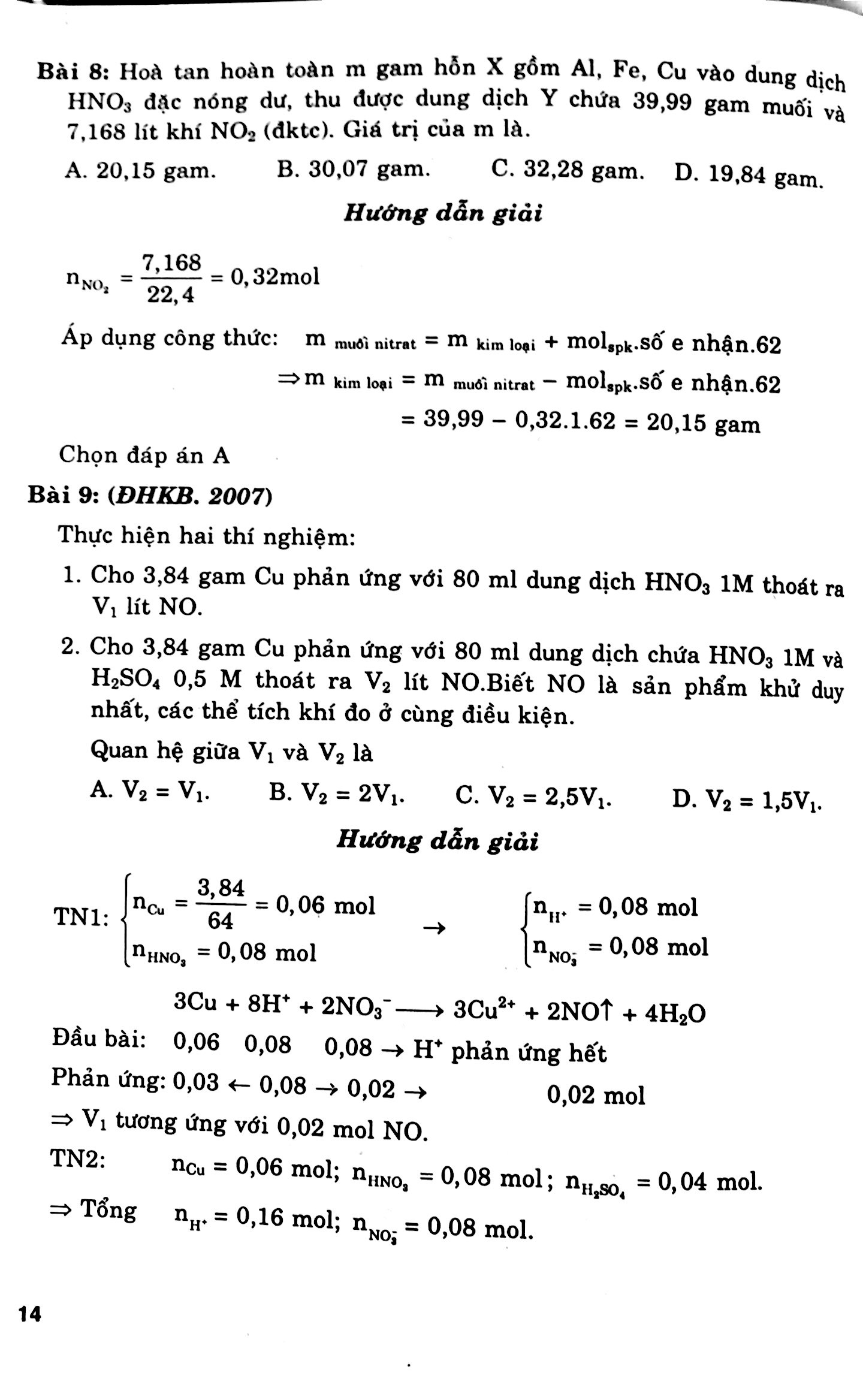 các dạng điển hình và phương pháp giải nhanh bài tập trắc nghiệm hóa học 12
