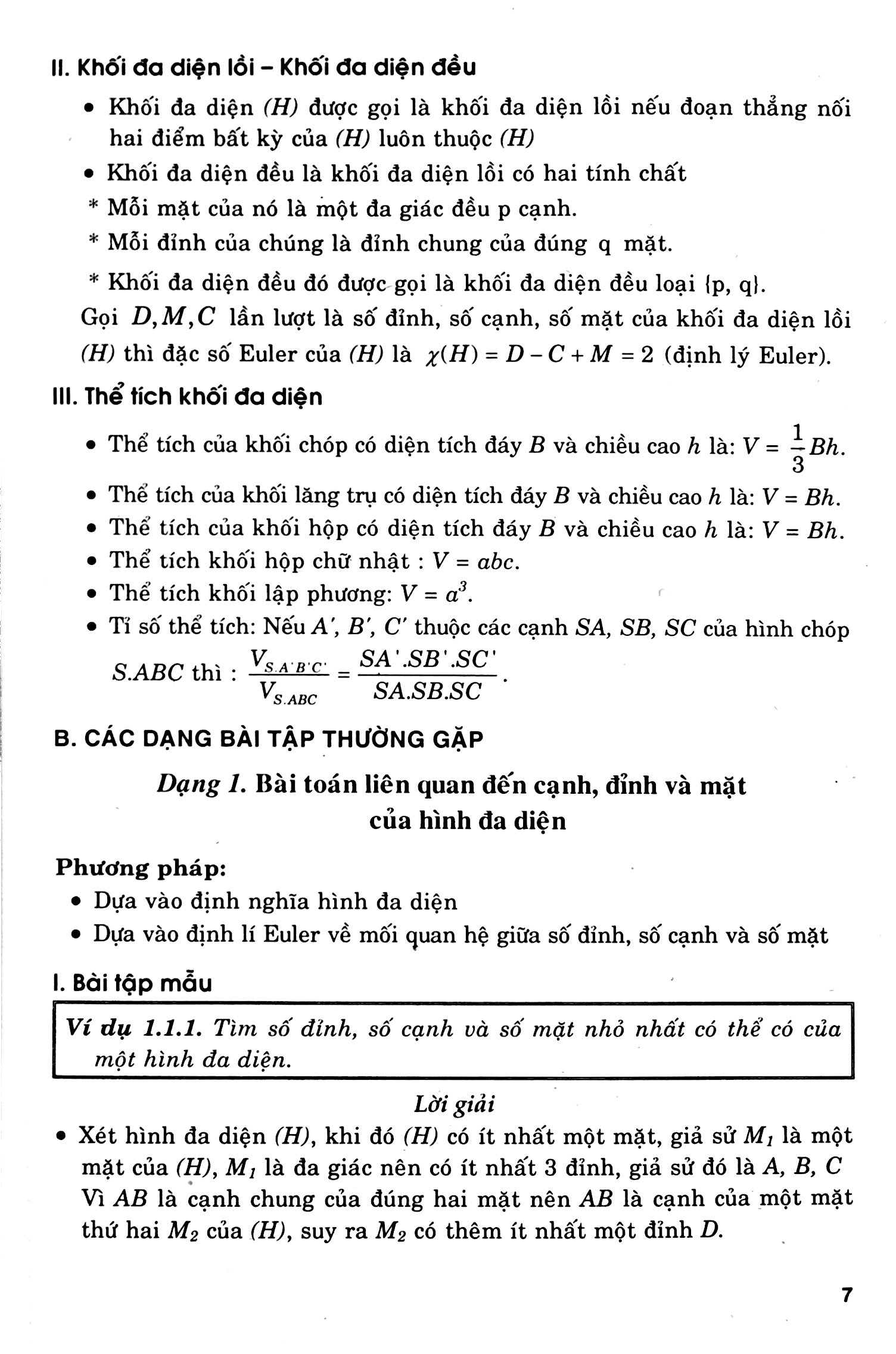 Cac Dang Dien Hinh Va Phuong Phap Giai Nhanh Hinh Hoc 12