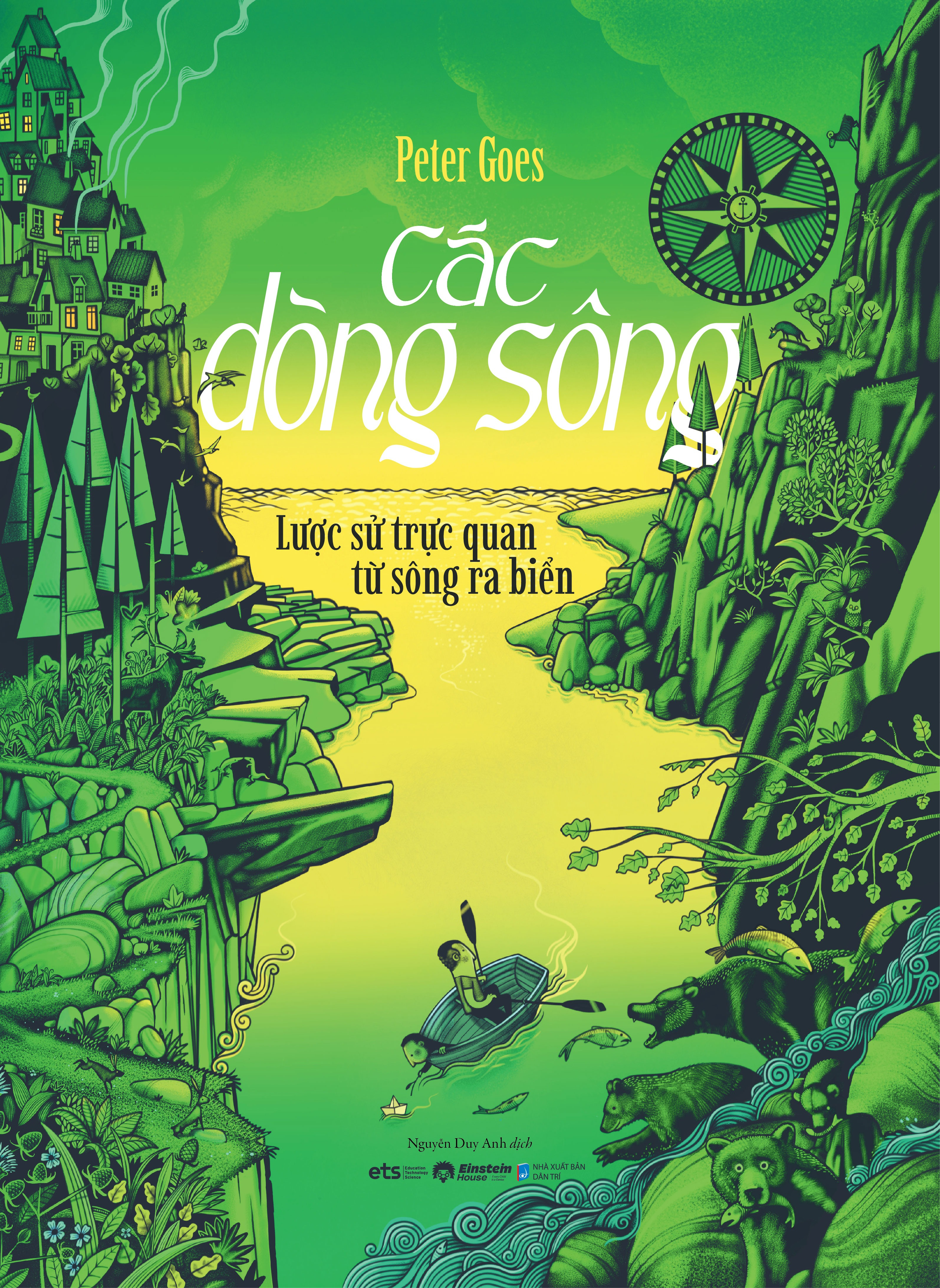 các dòng sông - lược sử trực quan từ sông ra biển - bìa cứng - tặng kèm móc khóa