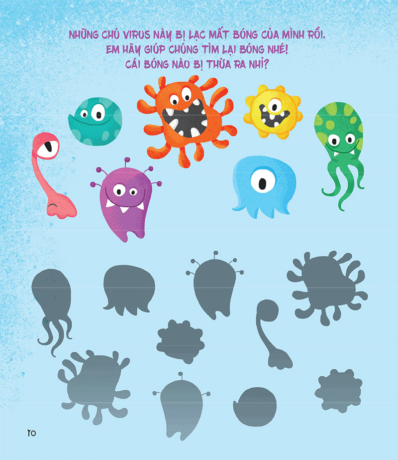 các hoạt động và trò chơi về virus và vi khuẩn