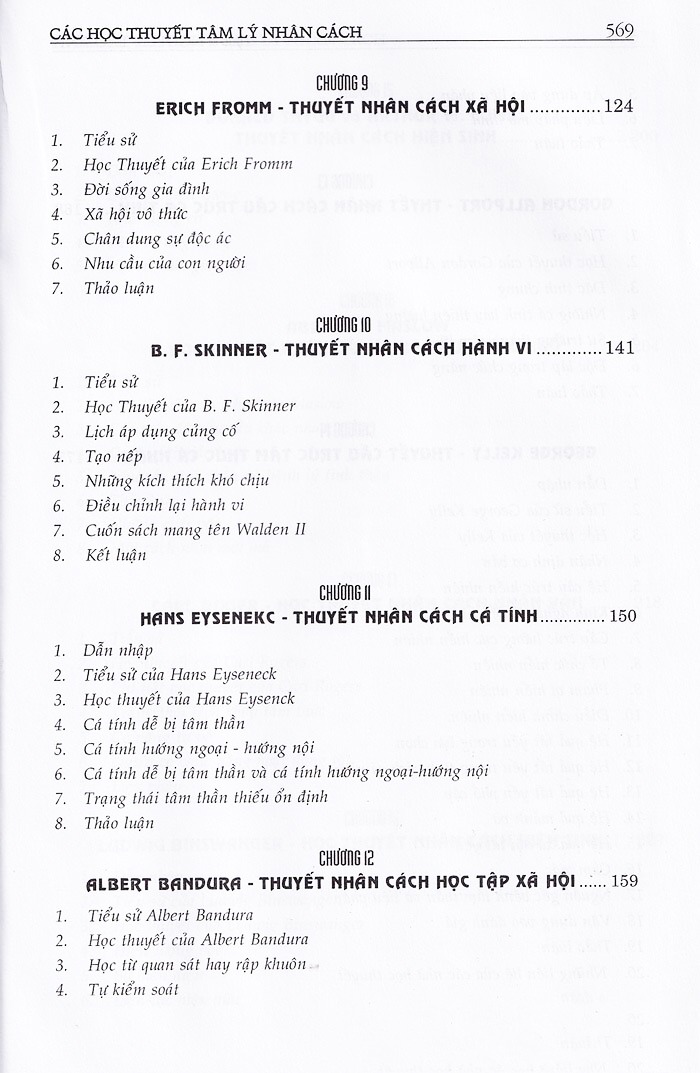 các học thuyết tâm lý nhân cách (tái bản 2024)