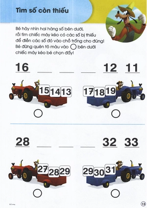 các kĩ năng học tập của disney - cùng học chữ số