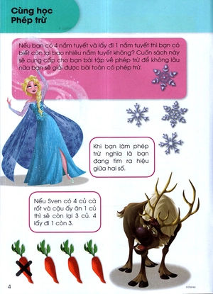 các kĩ năng học tập của disney - cùng học phép trừ
