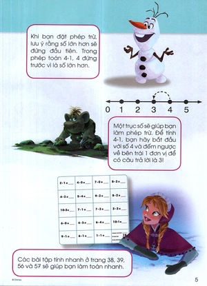 các kĩ năng học tập của disney - cùng học phép trừ