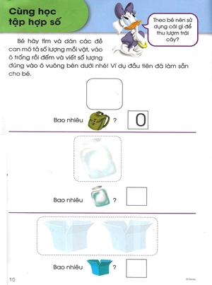 các kĩ năng học tập của disney - cùng học số và cách đếm