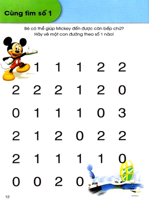 các kĩ năng học tập của disney - cùng học số và cách đếm
