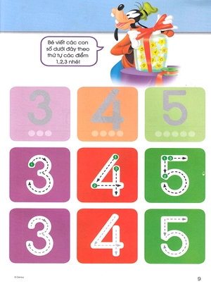 các kĩ năng học tập của disney - cùng học số và cách đếm