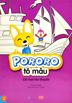 các loại tàu thuyền - pororo tô màu