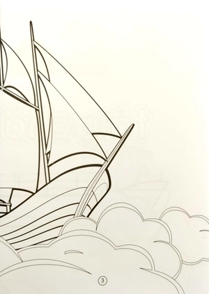 các loại tàu thuyền - pororo tô màu