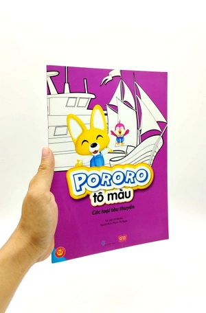 các loại tàu thuyền - pororo tô màu