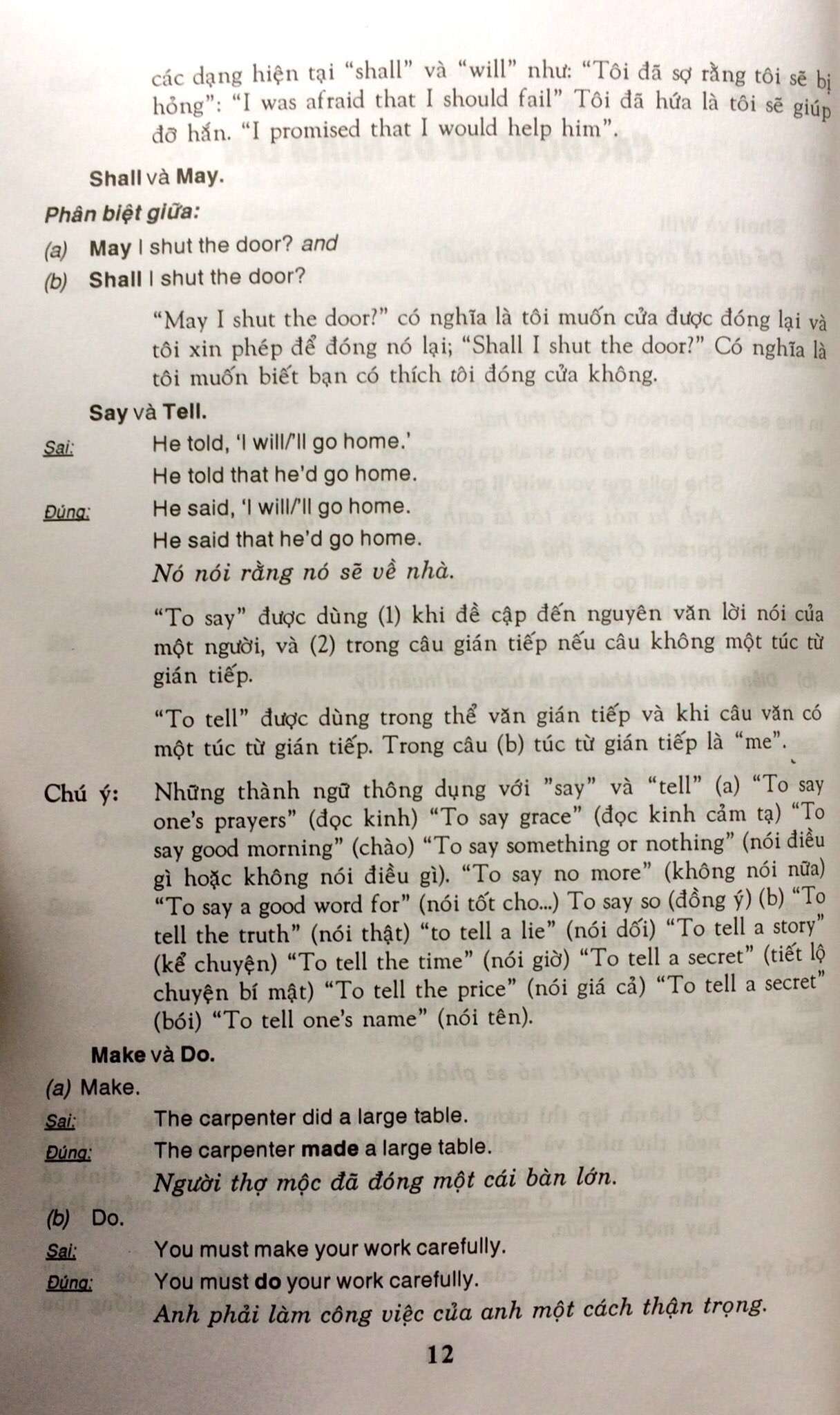 các lỗi phổ biến khi học ngữ pháp tiếng anh