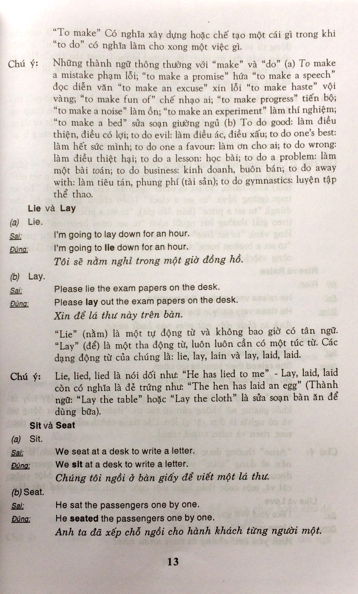 các lỗi phổ biến khi học ngữ pháp tiếng anh