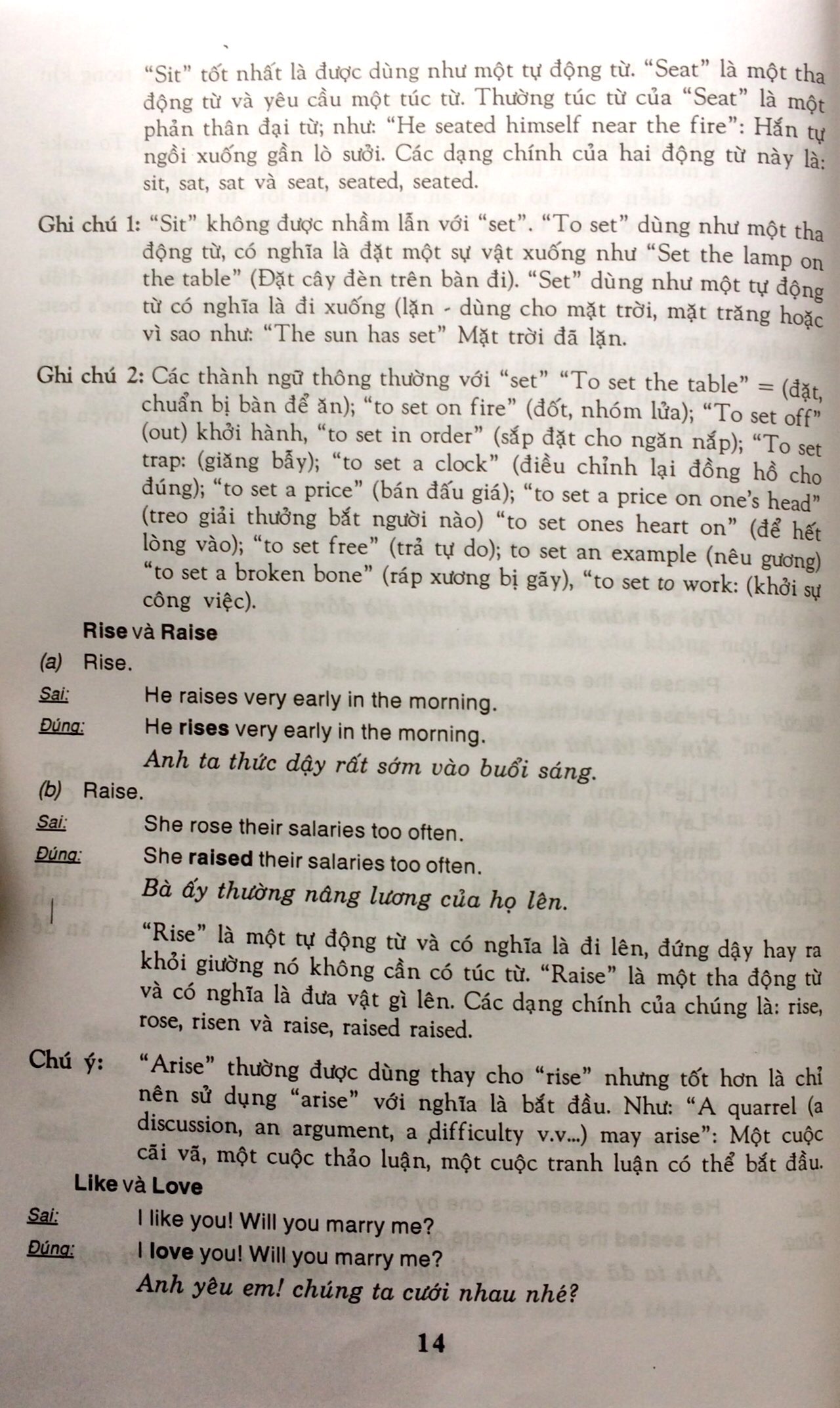 các lỗi phổ biến khi học ngữ pháp tiếng anh