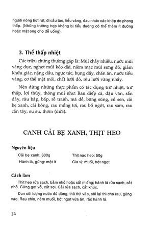 các món ăn có ích cho người bệnh đường hô hấp (tái bản 2015)