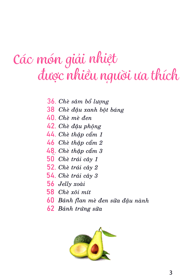 các món ăn giải nhiệt được nhiều người ưa thích