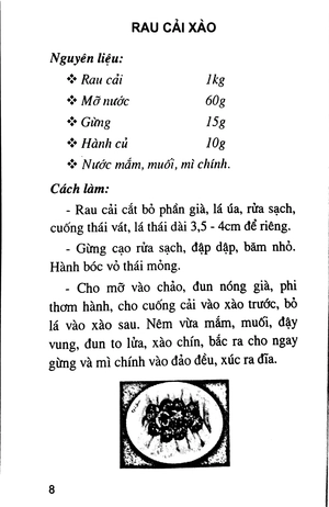 các món ăn thông dụng dễ làm