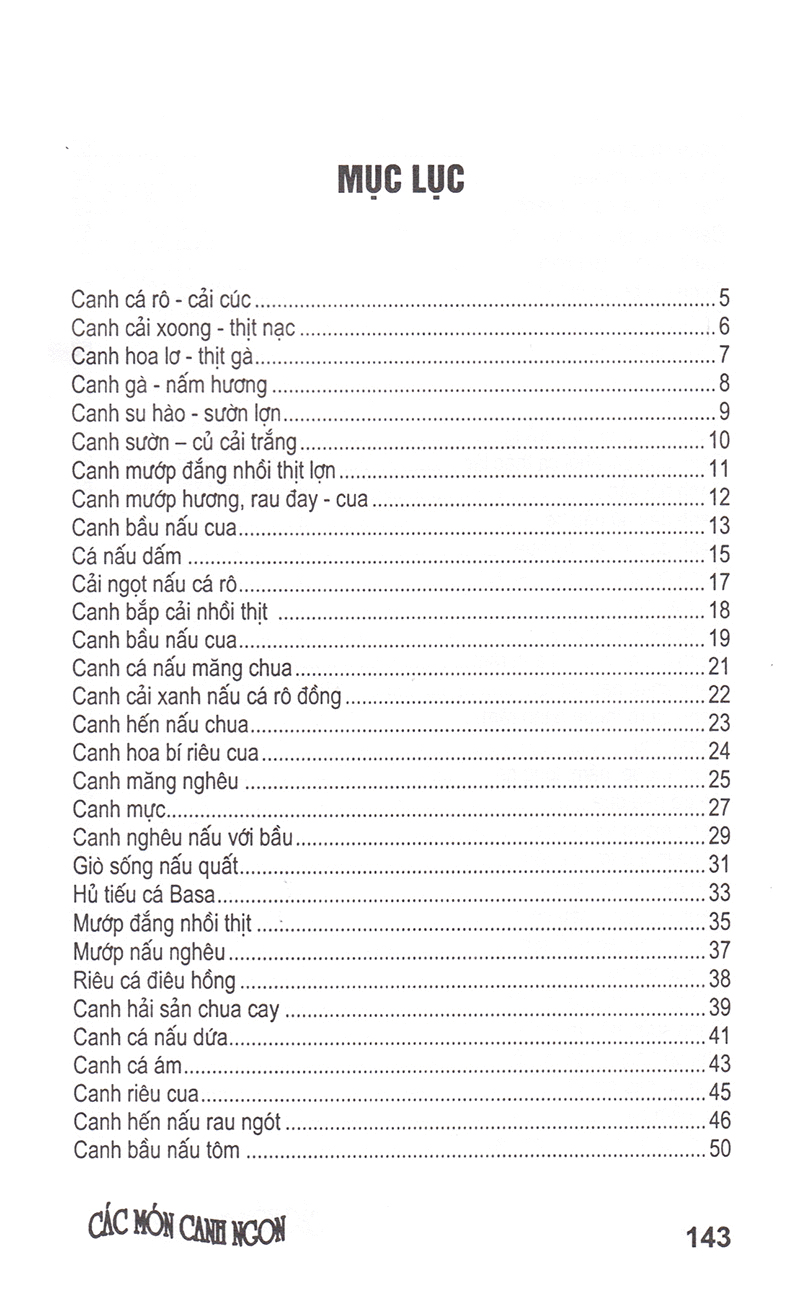 các món canh ngon (tái bản)