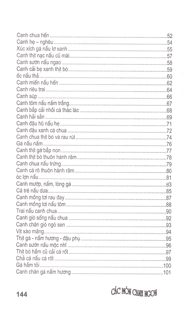 các món canh ngon (tái bản)