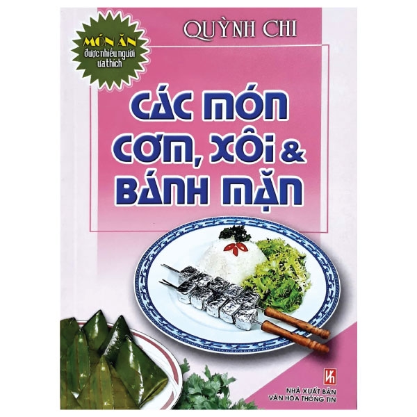 các món cơm, xôi và bánh mặn (tb)