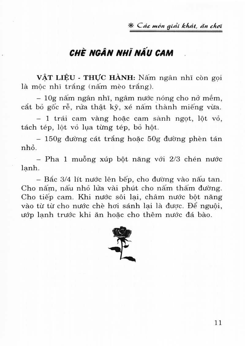 các món giải khát ăn chơi (tái bản)