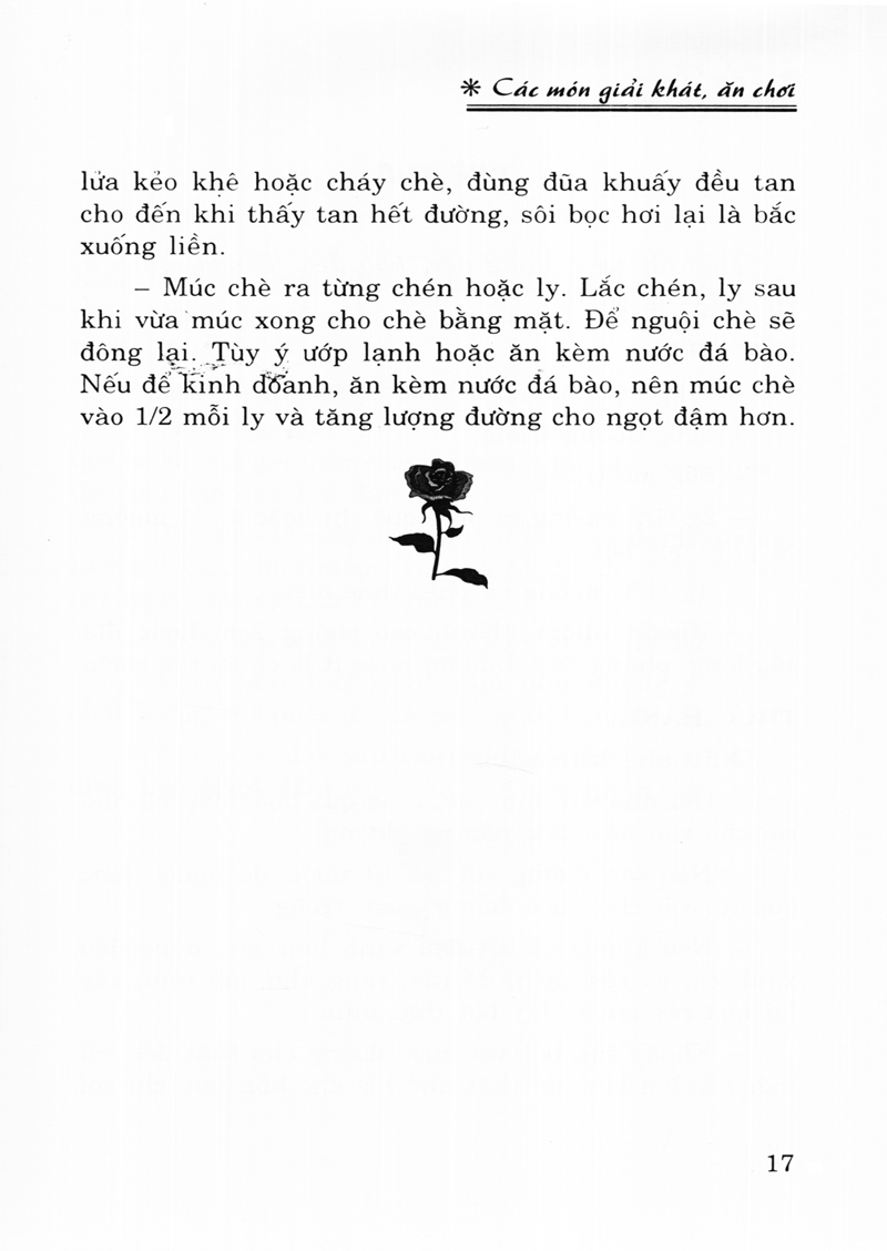 các món giải khát ăn chơi (tái bản)