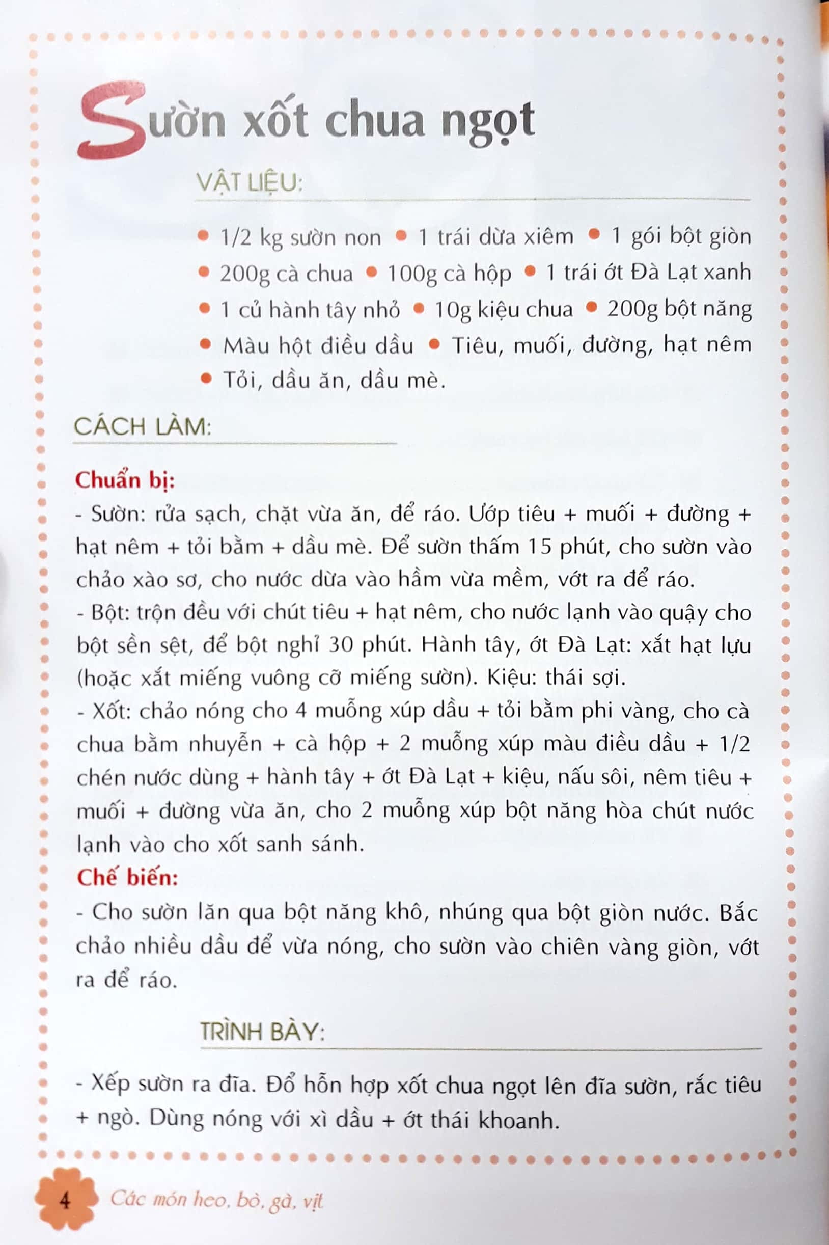 các món heo, bò, gà, vịt (tái bản)