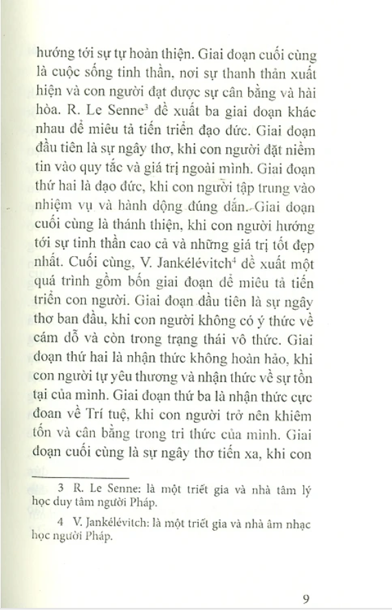 các mức độ của đời sống đạo đức