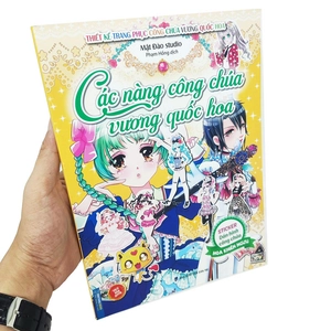 các nàng công chúa vương quốc hoa - sticker dán hình công chúa hoa khiên ngưu