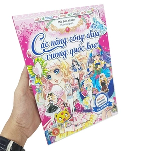 các nàng công chúa vương quốc hoa - sticker dán hình công chúa hoa lan tường vi