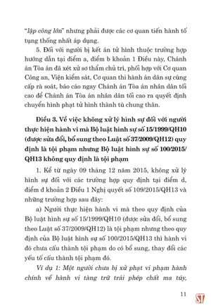 các nghị quyết của hội đồng thẩm phán tòa án nhân dân tối cao hướng dẫn thi hành bộ luật hình sự hiện hành