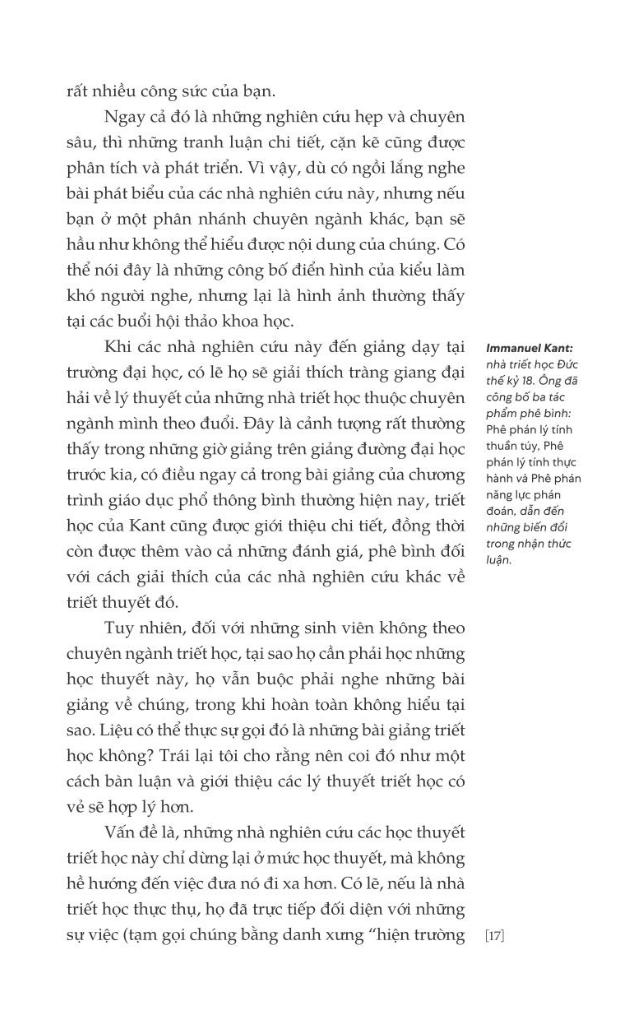 các nhà triết học trên thế giới đang suy tư chuyện gì