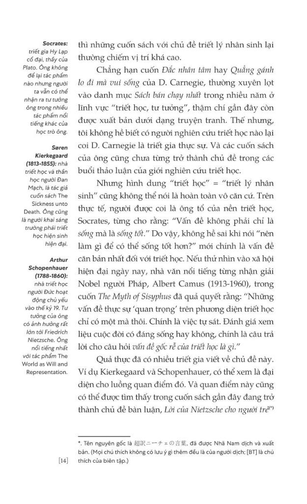 các nhà triết học trên thế giới đang suy tư chuyện gì