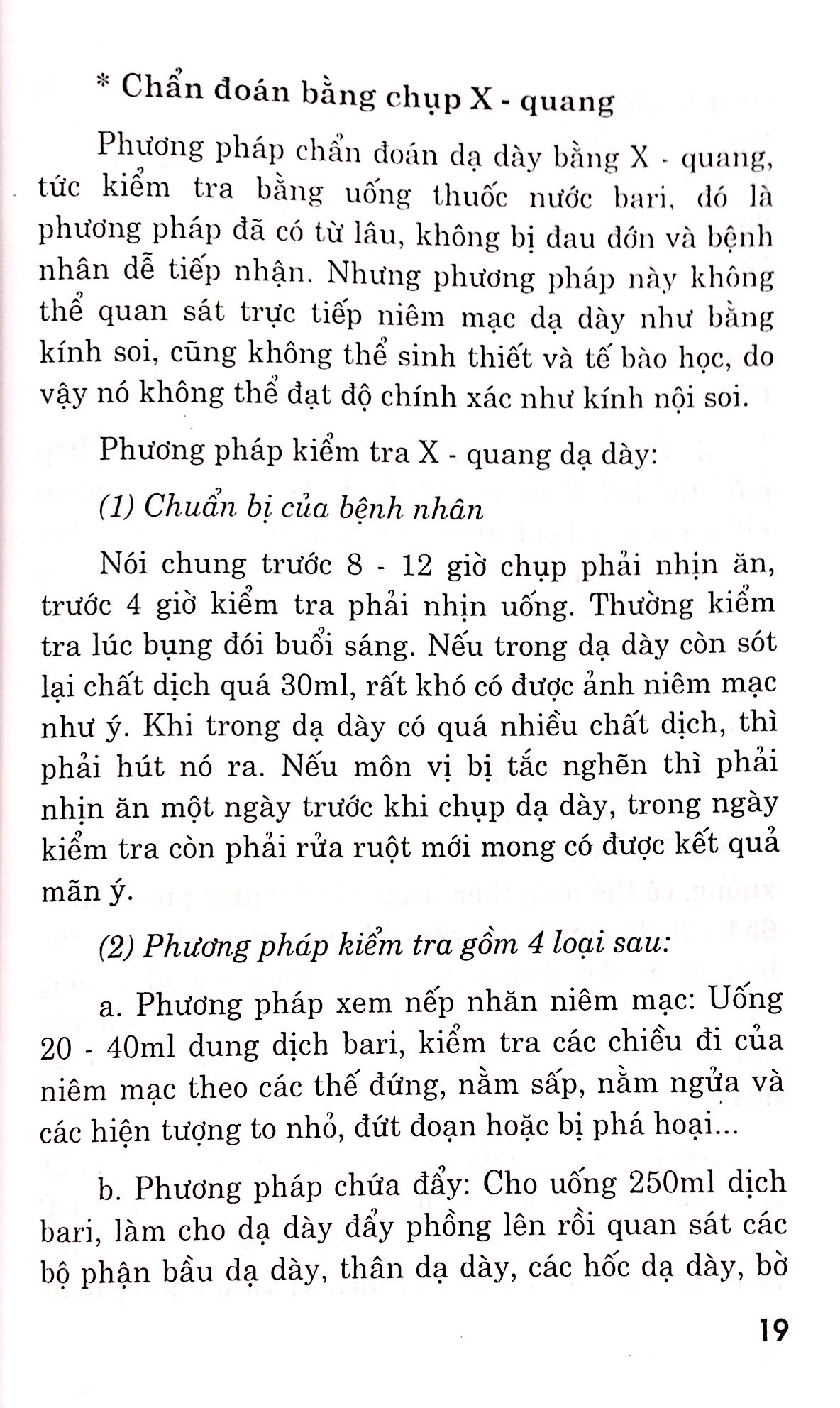 các phương pháp chữa trị - bệnh dạ dày