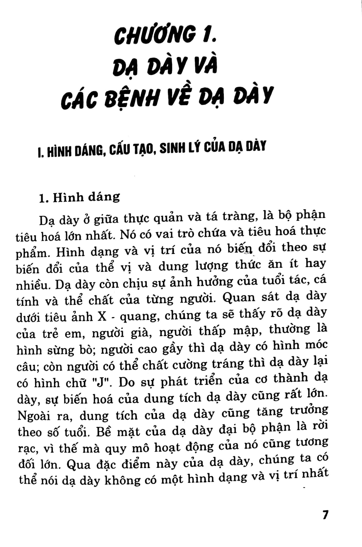 các phương pháp chữa trị - bệnh dạ dày