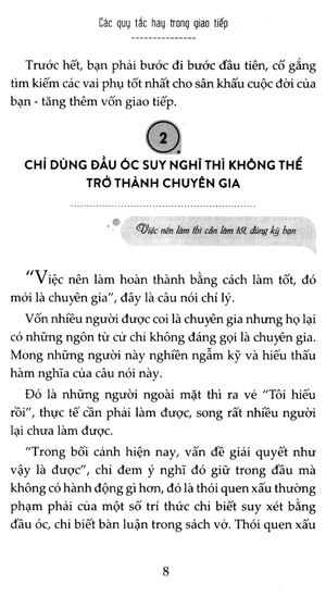 các quy tắc trong giao tiếp (tái bản 2020)